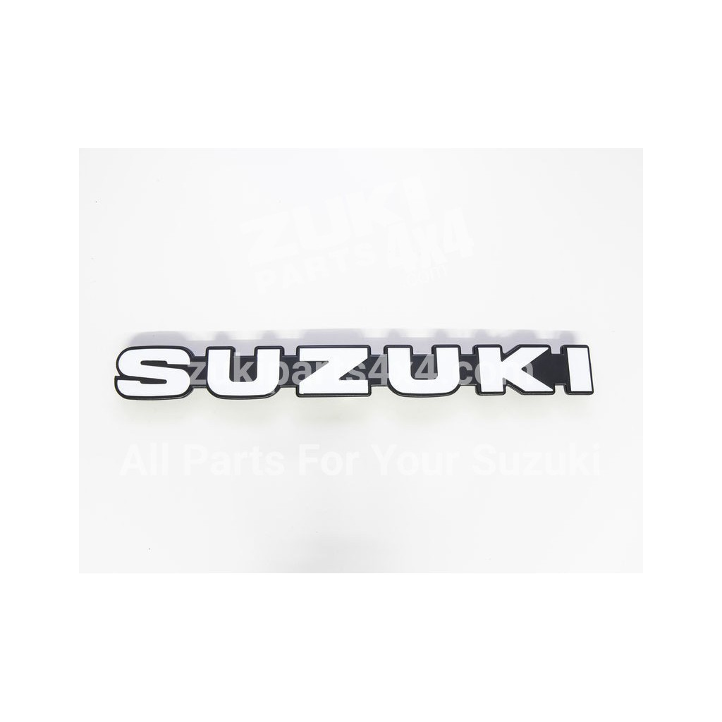 Front Suzuki Emblem Lettering